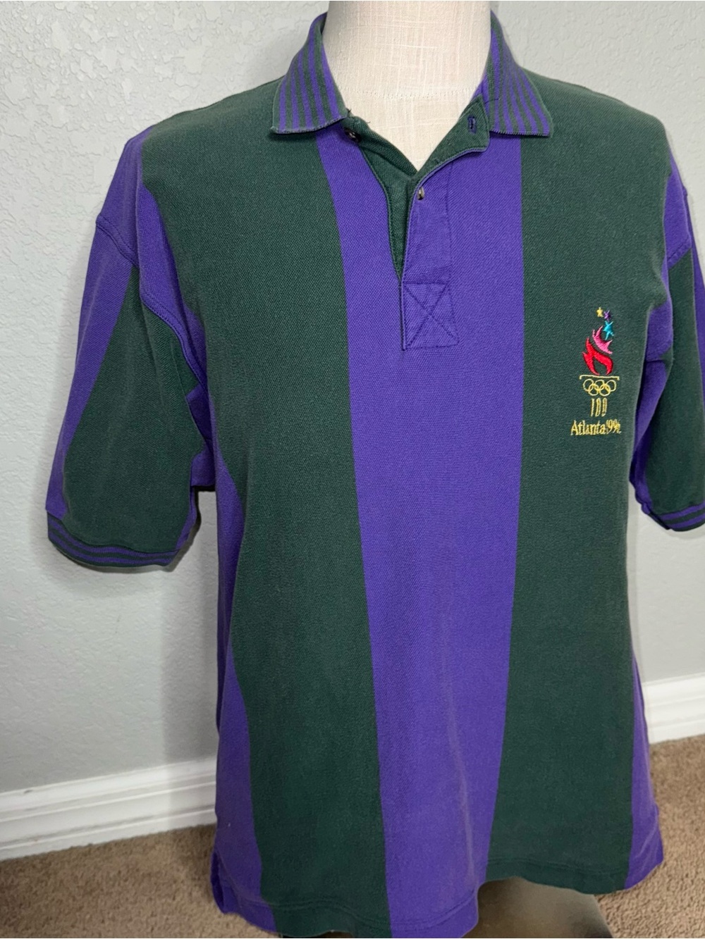 Vintage Champion 1996 Atlanta Olympics Polo VTG medium